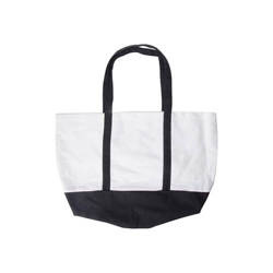 Bolsa con correas negras 48 x 35 cm para sublimación