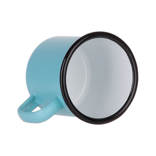 Emajliran vrč 360 ml za sublimacijo - Mat zelena