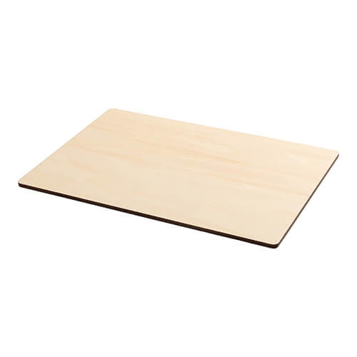 Hoja de contrachapado para sublimación 20,3 x 30,5 cm - natural