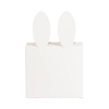 Emballage décoratif avec oreilles de lapin pour sublimation - 9 x 9 x 13 cm