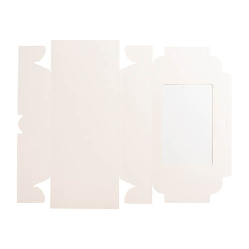 Cutie decorativă cu fereastră pentru 6 globuri pentru sublimare - 23,8 x 15,8 x 7,5 cm