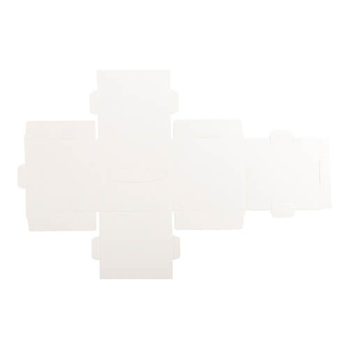 Decorative packaging with heart-shaped window for sublimation - 12 x 20 x 7 cm