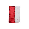 Cuaderno A5 con funda con lentejuelas para sublimación - rojo