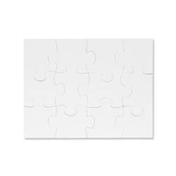 Puzzle en carton 27 x 19,5 cm 12 pièces Sublimation Transfert Thermique