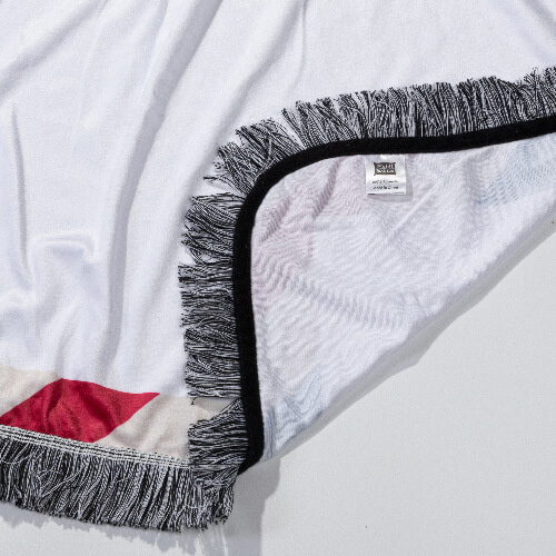 Plush blanket 150 x 100 cm with an envelope pattern for sublimation