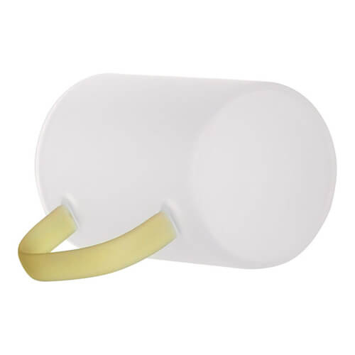 360 ml frostat glas med gult handtag för sublimering