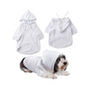 Set van 2 sweatshirts met capuchon voor honden om te bedrukken
