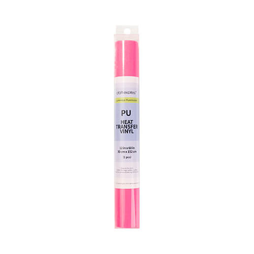 Selvlysende flexfolie - pink, lysende gul