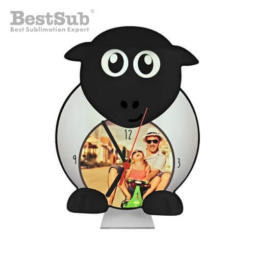 Standing MDF clock for sublimation - Sheep