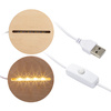 LED lampvoet - rond Ø 10 cm - warm licht