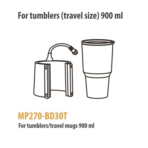 900 ml tumbler heater voor Pro / Pro Max pers