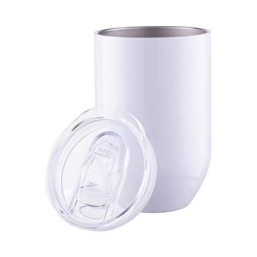 Vīna krūze 360 ml sublimācijai - balta