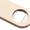 Stainless steel and wood bottle opener for sublimation
