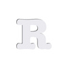 Decorative MDF letter - 10 cm R - Sublimation Transfer