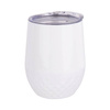 Taza para vino caliente 360 ​​ml para sublimación - blanco, patrón de cuadrados
