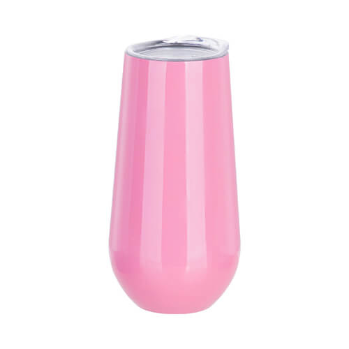 Champagnemugg för sublimering - rosa