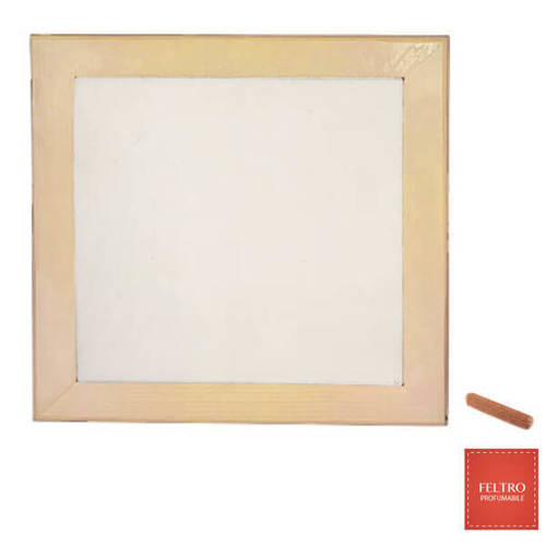 Drveni okvir 24 x 24 cm s filcom za tisak, sublimacijski termo transfer