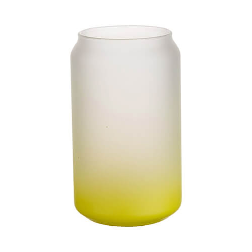 400 ml matglas voor sublimatie - limoengroen kleurverloop
