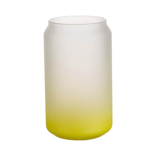 Verre dépoli pour sublimation 400 ml - dégradé chaux