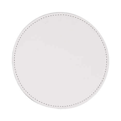 Leren mok onderlegger voor sublimatie - cirkel