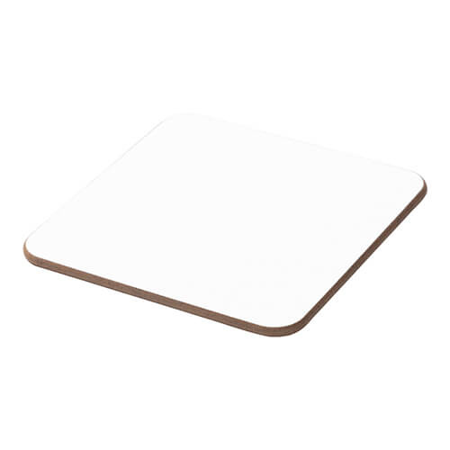 Dessous de verre en carton pour sublimation - 9,5 x 9,5 cm