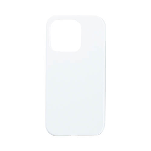 Coque iPhone 14 Pro blanche brillante 3D pour sublimation