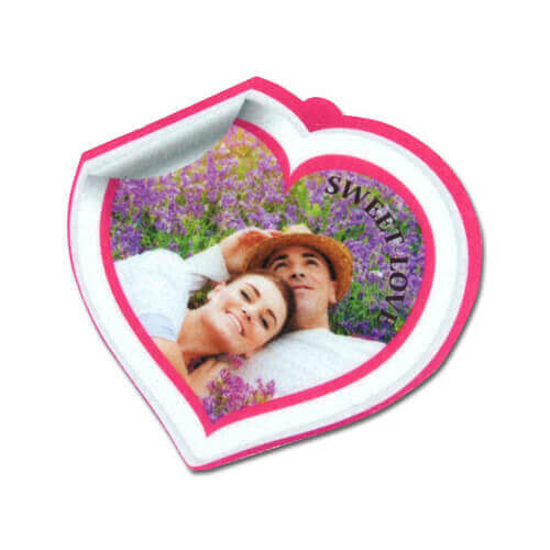 Felt heart shape decoration Sublimation Thermal Transfer