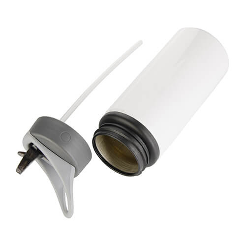 Aluminiumsflaske 650 ml med håndtag til sublimering - hvid