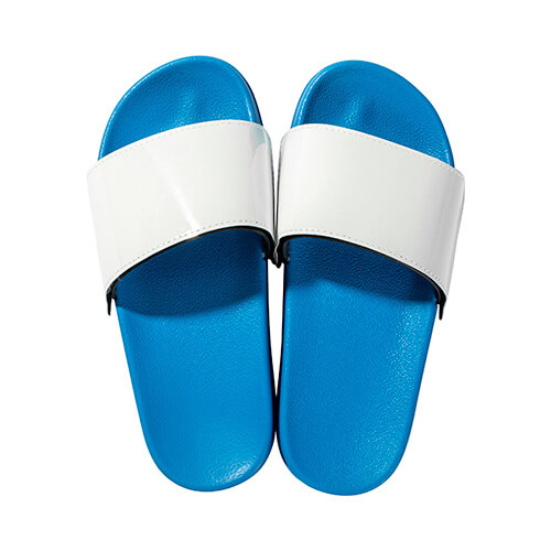 Chanclas de adulto para sublimación - suela azul