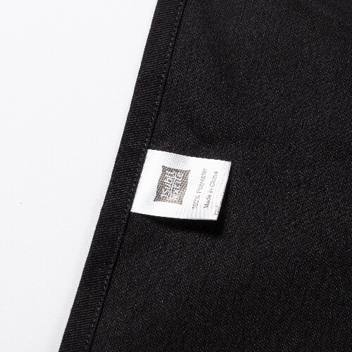 Black apron for adults for sublimation