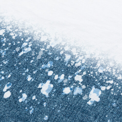 T-Shirt Cotton-Like Bleached Starry Denim for sublimation