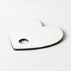 Navneskilt i fiberplade til 780 / 900 / 1050 / 1260 ml krus til sublimering - hjerte