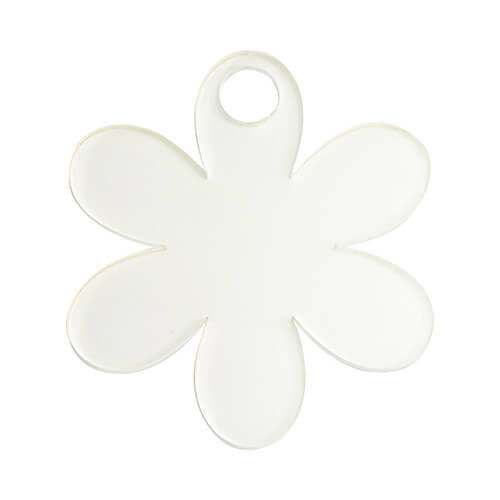 Akrilna etiketa s imenom za šalicu od 1200 ml za sublimaciju - cvijet