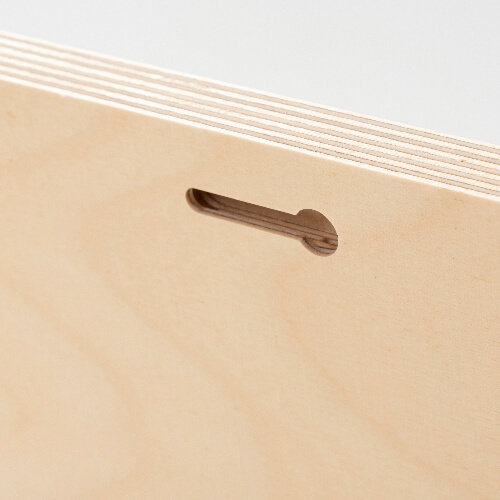 Fotoram i plywood för sublimering - 20,3 x 20,3 cm