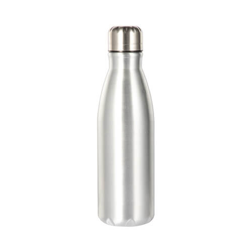 Aliuminio butelis 650 ml, skirtas sublimacijai - sidabrinis