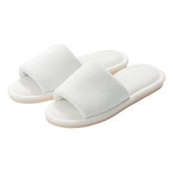 Chaussons adultes avec tige courte pour sublimation - semelle blanche