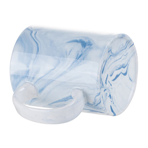 Taza 330 ml para sublimación - mármol azul
