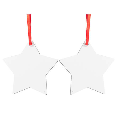 Obojstranný prívesok z MDF na sublimáciu - hviezda