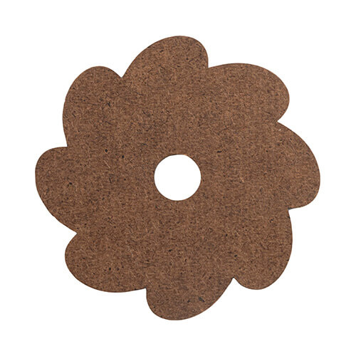 Namnbricka i fiberboard för 1200 ml mugg för sublimering - cirkel