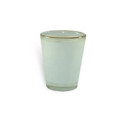 Vaso con tira dorada 45 ml Sublimación Transferencia Térmica