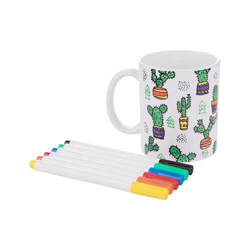 Marqueurs sublimables - 6 couleurs