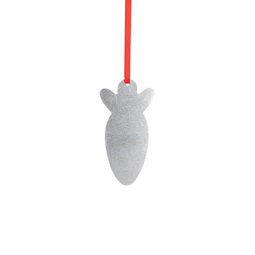 Aluminum pendant for sublimation - Carrot
