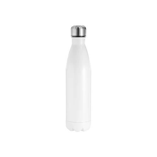 Bidon - nápojová fľaša 750 ml na sublimáciu - biela