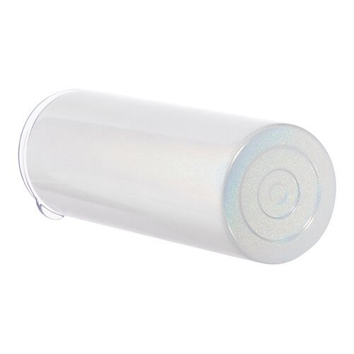 600 ml krūze ar salmiņu sublimācijai - pārsteidzoši balta