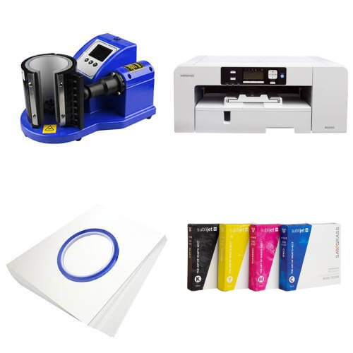 SAWGRASS Virtuoso SG1000 + PLUS-KBJQ2 Mugg Printer Kit Sublimation Thermal Transfer