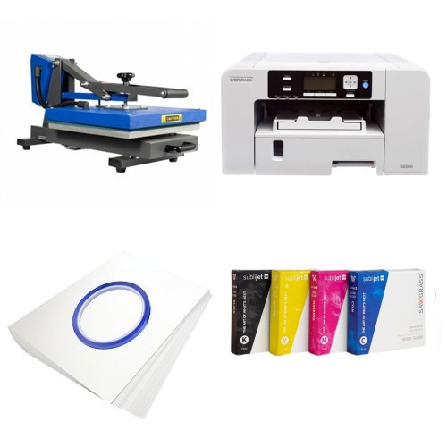 T-shirt printerset Sawgrass Virtuoso SG500 + PLUS-PB3838D Sublimatie Thermische overdracht