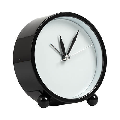 Reloj despertador para sublimación - negro