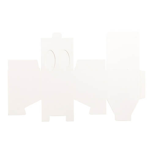 Ambalaj decorativ cu urechi de iepuraș pentru sublimare - 9 x 9 x 13 cm