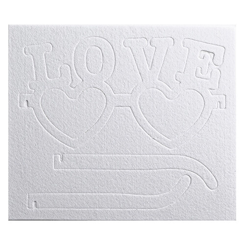 Felt glasses for sublimation - love
