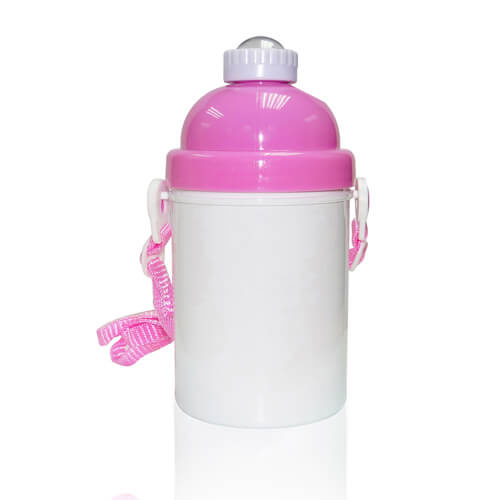 Bouteille / gourde pour enfant rose Sublimation Transfert Thermique